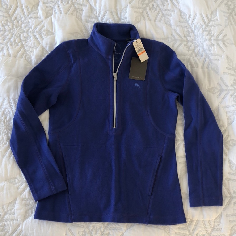 Size S/P Aruba Angle Pocket 1/2 Zip Sweatshirt